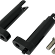 Load image into Gallery viewer, Drag Specialties Passenger Foot Peg Mount - Black - 1620-1057 fits Harley-Davidson FLH / FLT - Main Product View