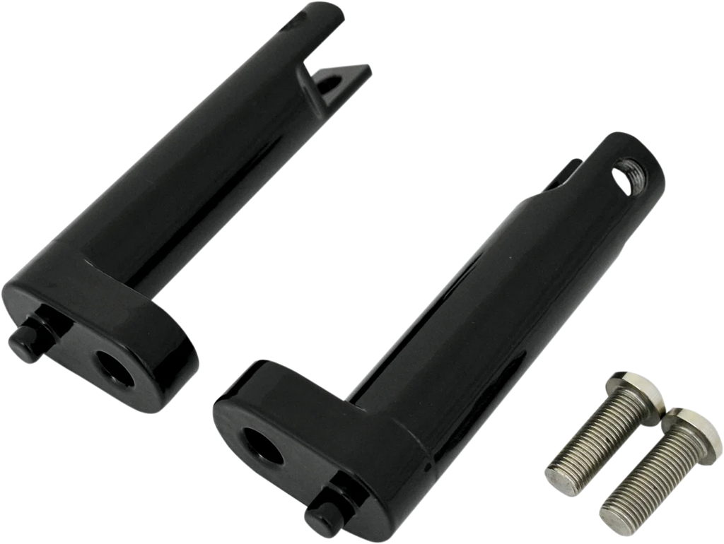 Drag Specialties Passenger Foot Peg Mount - Black - 1620-1057 fits Harley-Davidson FLH / FLT - Main Product View