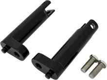 Load image into Gallery viewer, Drag Specialties Passenger Foot Peg Mount - Black - 1620-1057 fits Harley-Davidson FLH / FLT - Main Product View