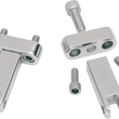 Load image into Gallery viewer, Drag Specialties Passenger Peg Mounts - Black - 1620-1046 fits Harley-Davidson FLH / FLT - Side View