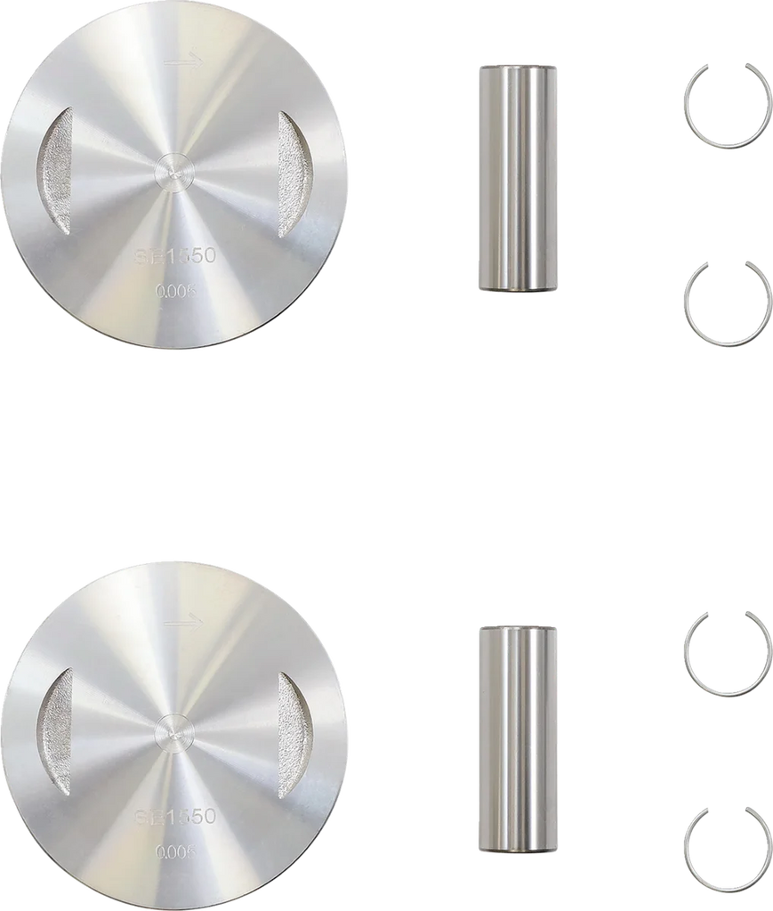 Drag Specialties Piston Kit - +.005" - 0911-0081 fits Harley-Davidson Twin Cam - Main Product View