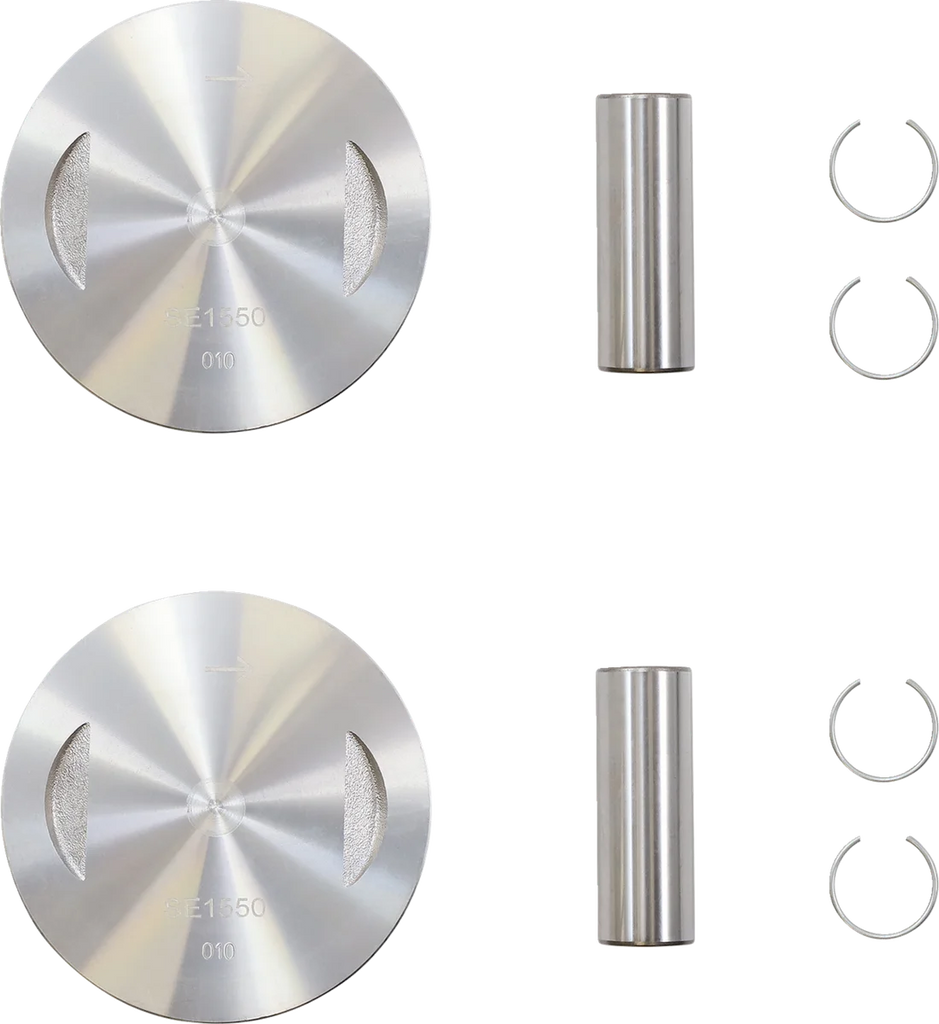 Drag Specialties Piston Kit - +.010" - 0911-0082 fits Harley-Davidson Twin Cam - Main Product View