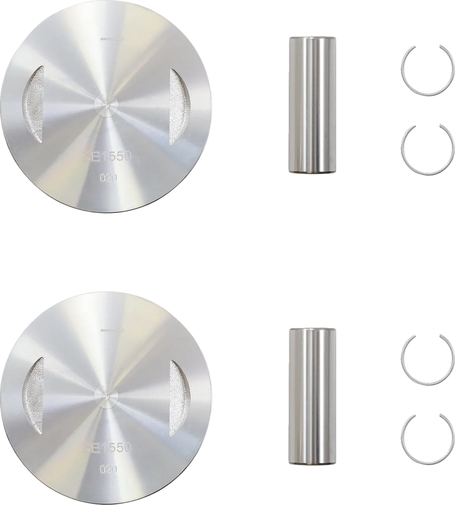 Drag Specialties Piston Kit - +.020" - 0911-0083 fits Harley-Davidson Twin Cam - Main Product View