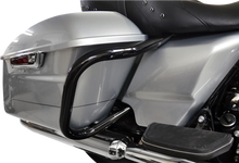 Load image into Gallery viewer, Drag Specialties Rear Saddlebag Bars - Black - 0506-0790 fits Harley-Davidson Touring - Side View