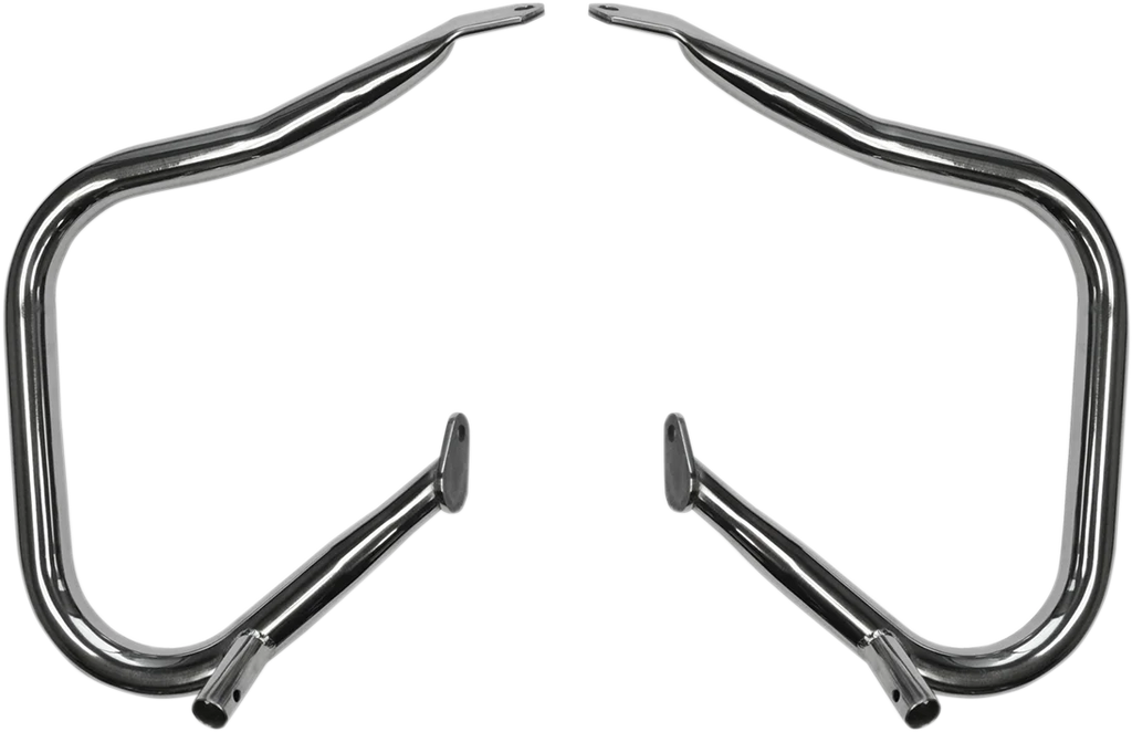 Drag Specialties Rear Saddlebag Bars - Black - 0506-0790 fits Harley-Davidson Touring - Detail View