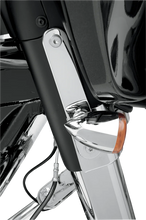 Load image into Gallery viewer, Drag Specialties Relocation Mount - Turn Signal - Chrome - Side View