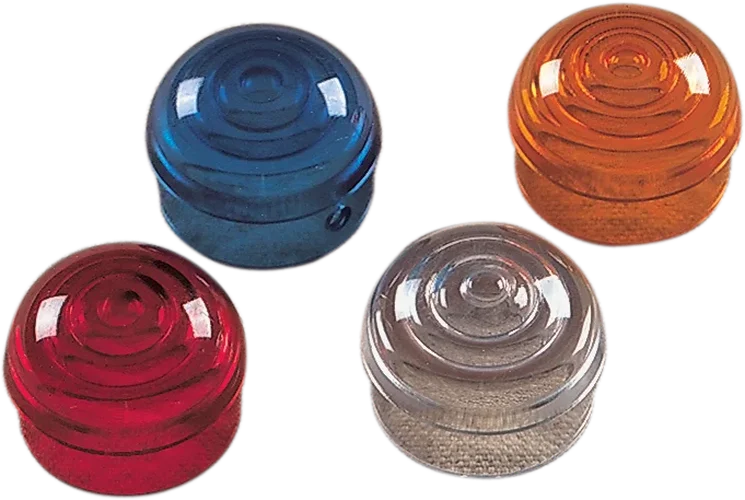 DragSpecialties Replacement Amber Lens - DDS282040/1 20-6589AL-HC3 - Side View