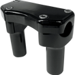 Load image into Gallery viewer, Drag Specialties Risers - 3" - Buffalo - Top - Black - Main Product View