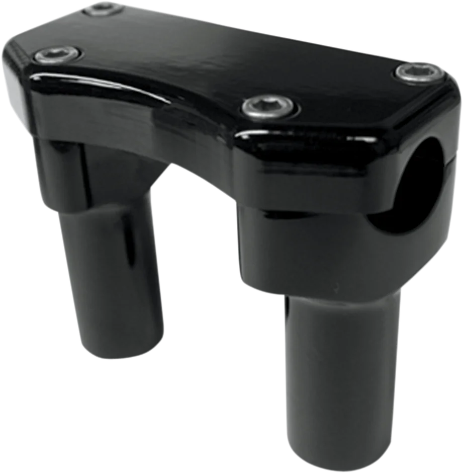 Drag Specialties Risers - 3" - Buffalo - Top - Black - Main Product View
