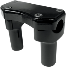 Load image into Gallery viewer, Drag Specialties Risers - 3" - Buffalo - Top - Black - Main Product View