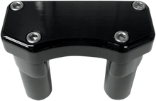 Load image into Gallery viewer, Drag Specialties Risers - 3" - Buffalo - Top - Black - Side View