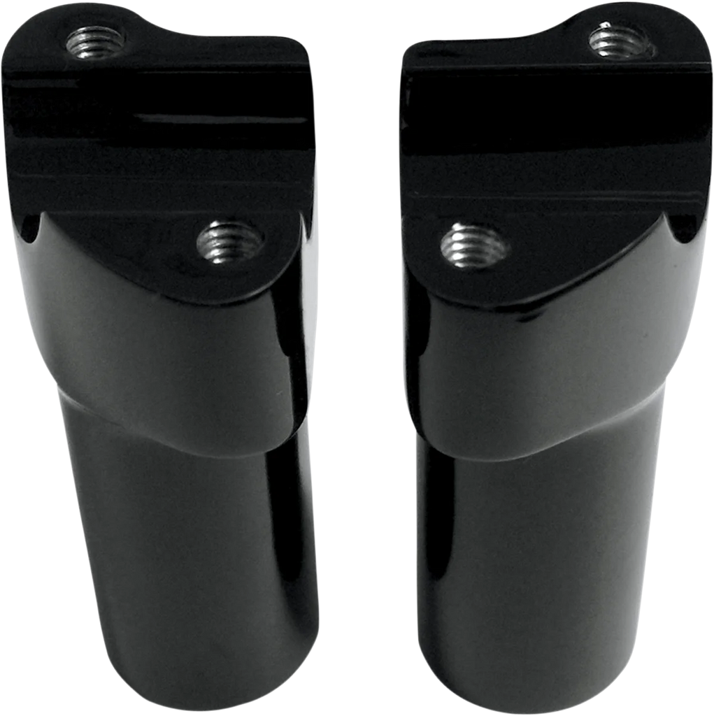 Drag Specialties Risers - 4" - Buffalo - Top - Black - Main Product View