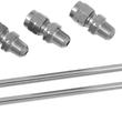 Load image into Gallery viewer, DragSpecialties Rocker Oil Line Set - Chrome - Sportster 70386 - Main Product View