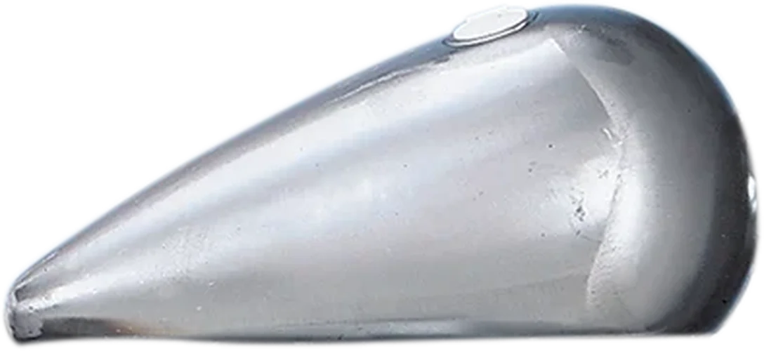 DragSpecialties Rubber-Mount Quickbob™ Gas Tank - Smooth - Sportster 011651-BX38 - Side View