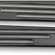 Load image into Gallery viewer, Drag Specialties Saddlebag Hinge Inserts - Chrome fits 2014-2025 Harley-Davidson FL - Side View
