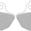 Load image into Gallery viewer, DragSpecialties Semi-Metallic Brake Pads - Front/Rear 16-0919SCP - Side View