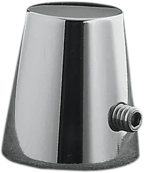 DragSpecialties Shifter Shaft Cap - Gloss Black 16-0220GB - Side View