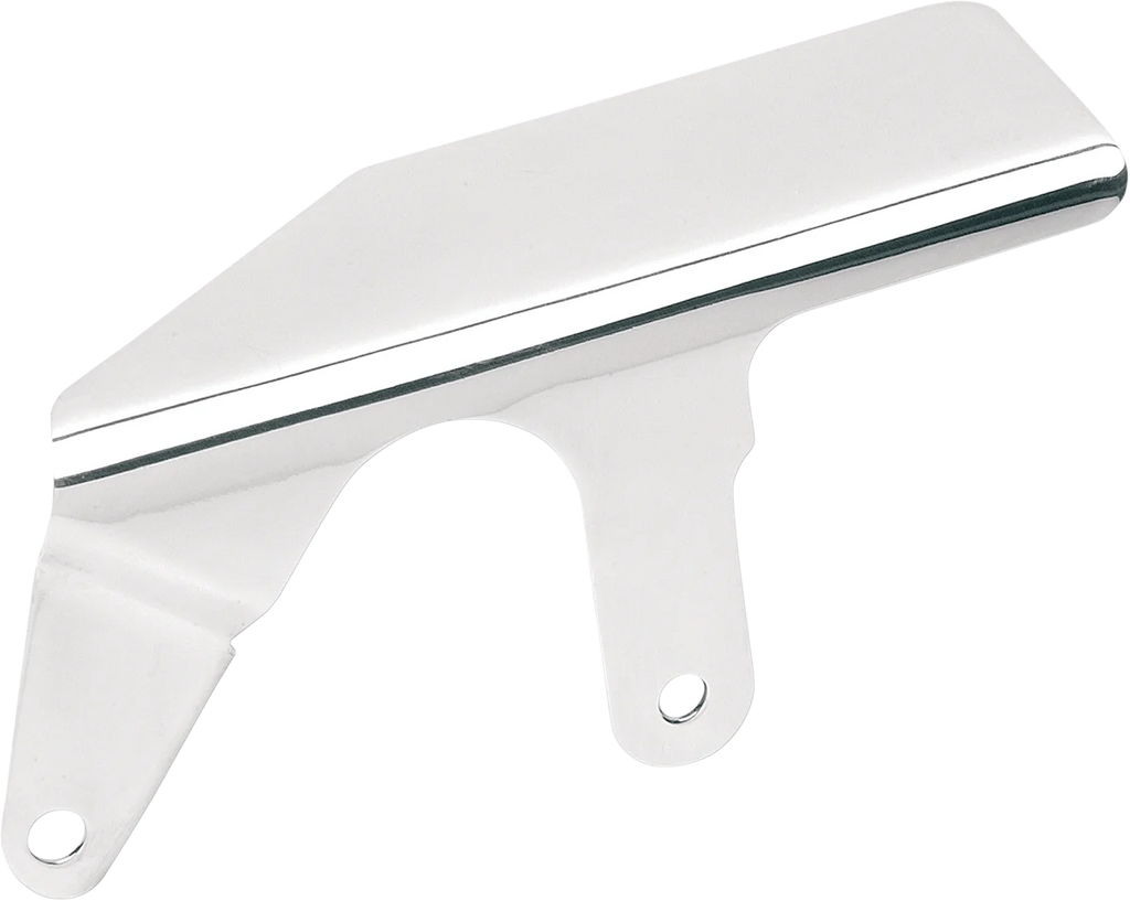 Drag Specialties Shorty Upper Belt Guard - Chrome - Main Product View