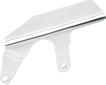 Load image into Gallery viewer, Drag Specialties Shorty Upper Belt Guard - Chrome - Main Product View