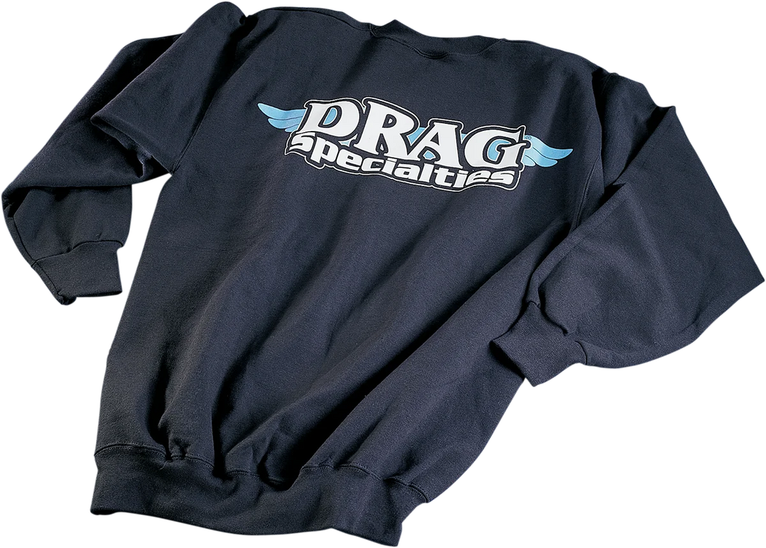 Drag Specialties Sweatshirt - Black - 2XL DragSpecialties 111829 - Back View