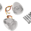 Load image into Gallery viewer, DragSpecialties Turn Signal Kit - Clear/Red - Rear 20-6578CRLED - Side View
