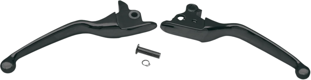 Drag Specialties Wide Blade Lever Set - Chrome - Side View
