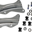 Load image into Gallery viewer, DragSpecialties Backrest Docking Kit - Chrome C77-0104C - Main Product View