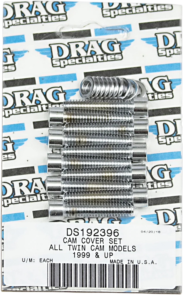 DragSpecialties Bolt Kit - Camshaft Cover - Smooth - Socket-Head MK373S - Main Product View