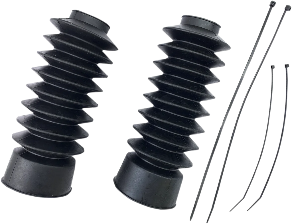 DragSpecialties Fork Boots - 49 mm - 7" L C23-0222 - Side View