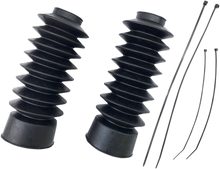 Load image into Gallery viewer, DragSpecialties Fork Boots - 49 mm - 7&quot; L C23-0222 - Side View