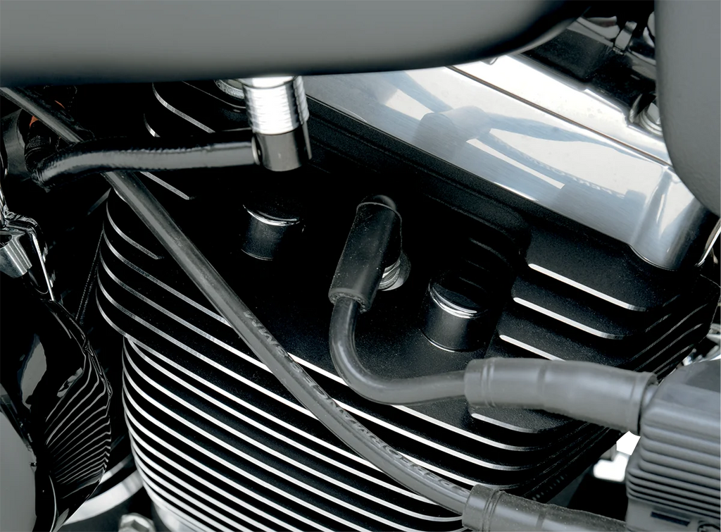 DragSpecialties Head Bolt Covers MK519 - Side View