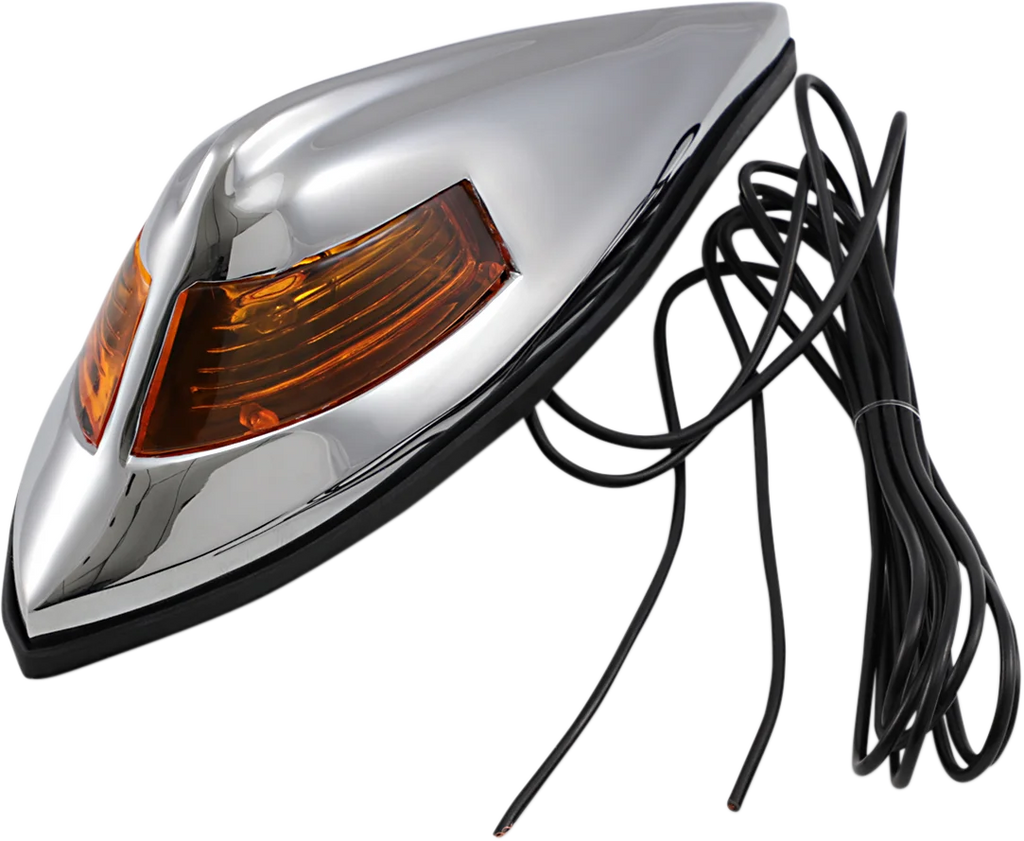 DragSpecialties Nostalgia Front Fender Light - Amber 12-0025-BC312 - Main Product View