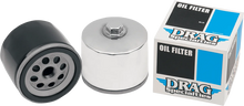 Load image into Gallery viewer, DragSpecialties Oil Filter - Black 140004B-BX29 - Side View