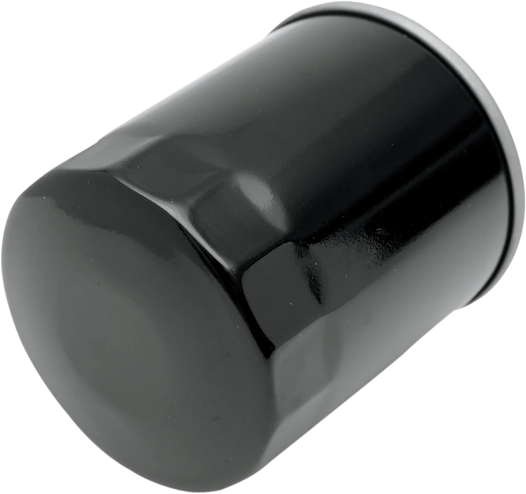 DragSpecialties Oil Filter - Black - FXR/Softail/Sportster/Touring 14-0003B-BX-18 - Main Product View