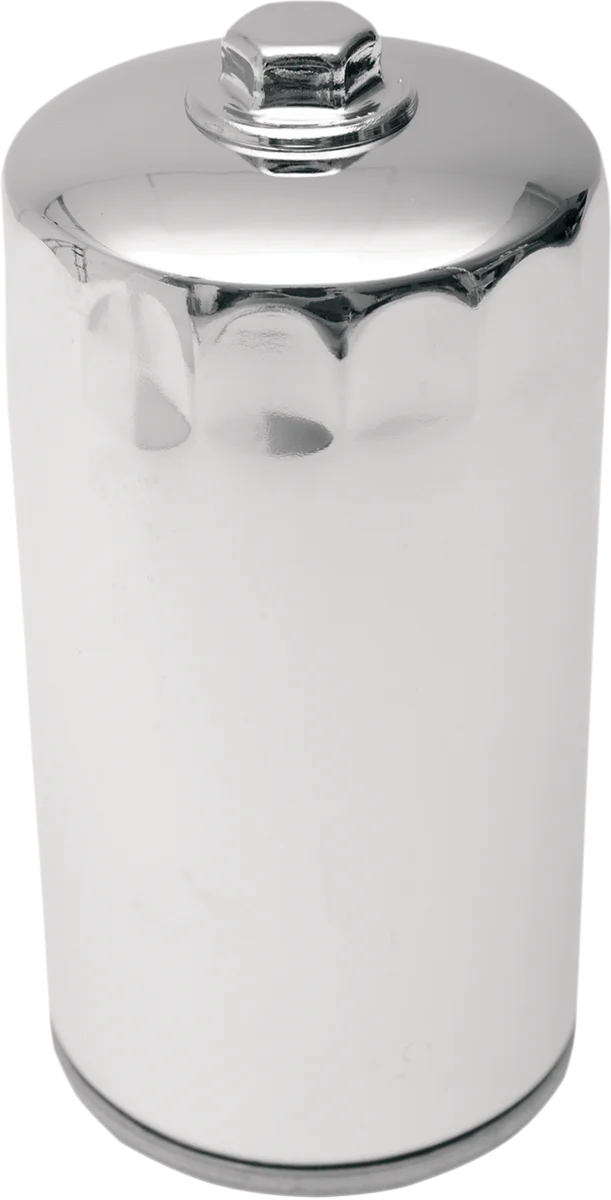 DragSpecialties Oil Filter - Black - FXR/Softail/Sportster/Touring 14-0003B-BX-18 - Side View