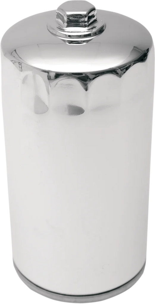 DragSpecialties Oil Filter - Black - FXR/Softail/Sportster/Touring 14-0003B-BX-18 - Side View