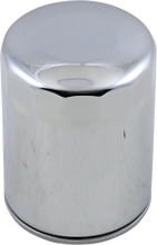 Load image into Gallery viewer, DragSpecialties Oil Filter - Chrome - M8 14-0020CNU - Side View