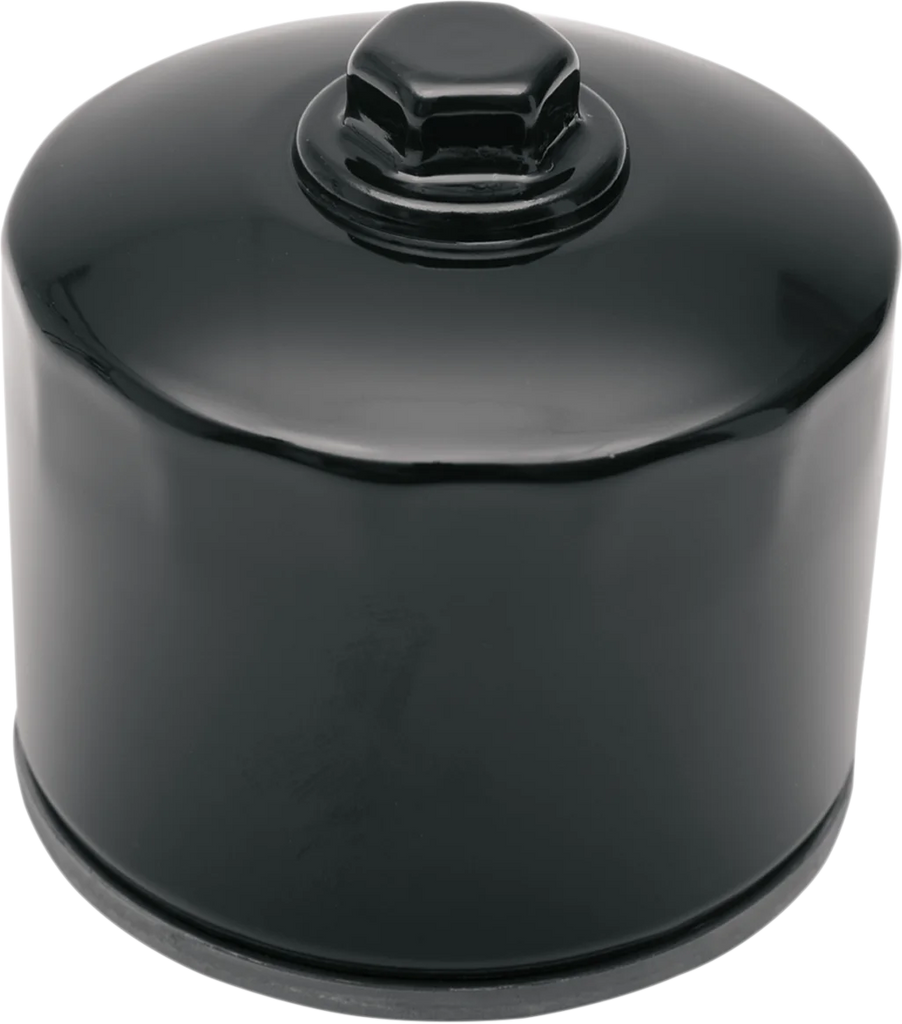 DragSpecialties Oil Filter with Nut - Black 14-0004BK - Main Product View