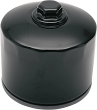 Load image into Gallery viewer, DragSpecialties Oil Filter with Nut - Black 14-0004BK - Main Product View