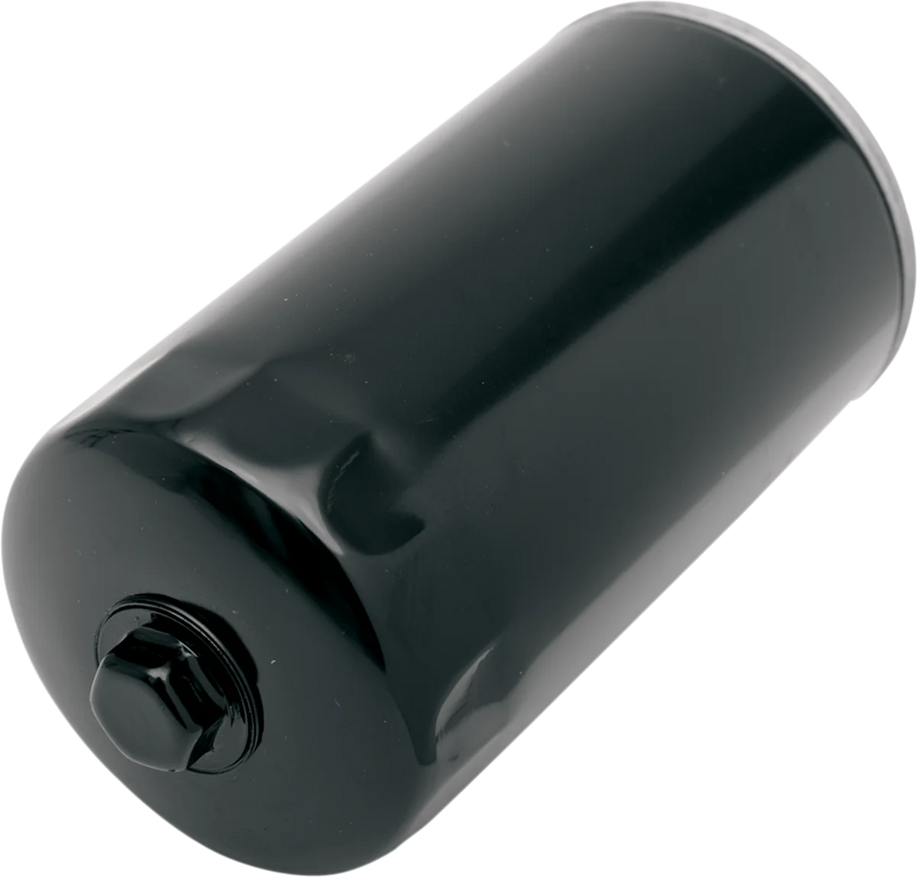DragSpecialties Oil Filter with Nut - Black - Dyna 14-0018BK-BX41 - Main Product View