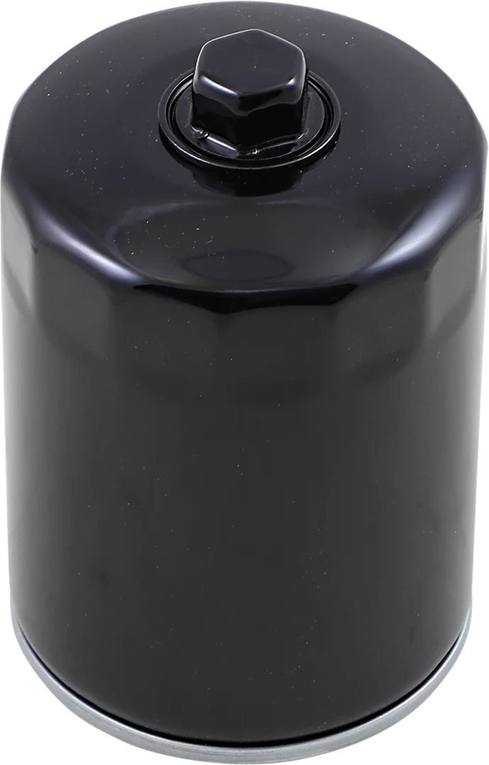 DragSpecialties Oil Filter with Nut - Black - M8 14-0020BKNU - Side View