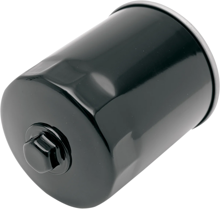 DragSpecialties Oil Filter with Nut - Black - Sportster 14-0003BK-BX18 - Main Product View