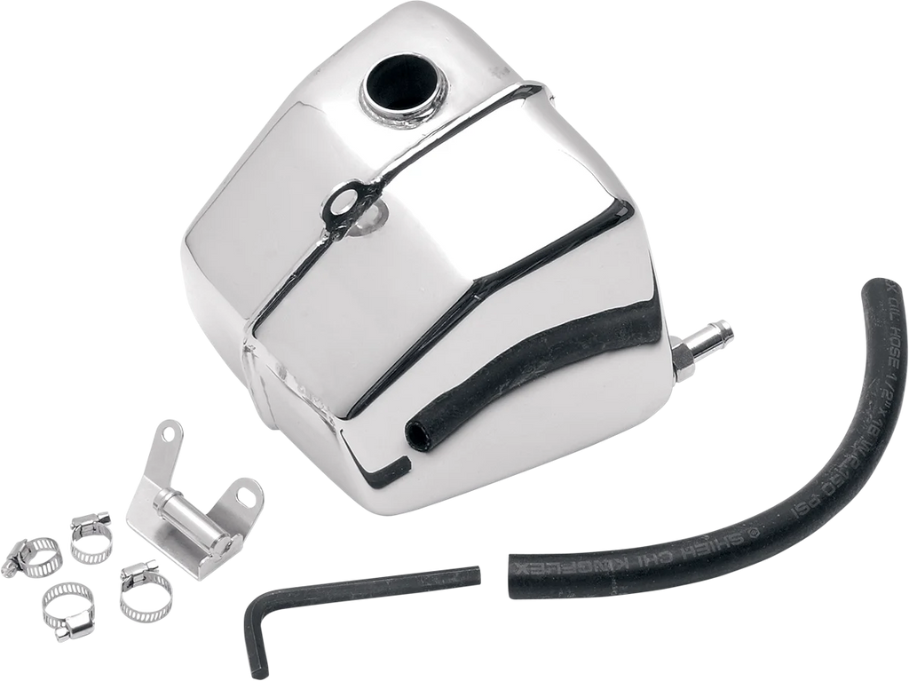 DragSpecialties Oil Tank - Chrome - FXR 11370 - Main Product View