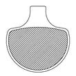 Load image into Gallery viewer, DragSpecialties Organic Brake Pads - Harley-Davidson 160912SCP-BC114 - Back View