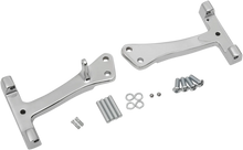 Load image into Gallery viewer, DragSpecialties Passenger Floorboard Mount - Chrome - FXD/FLD 77496C - Main Product View