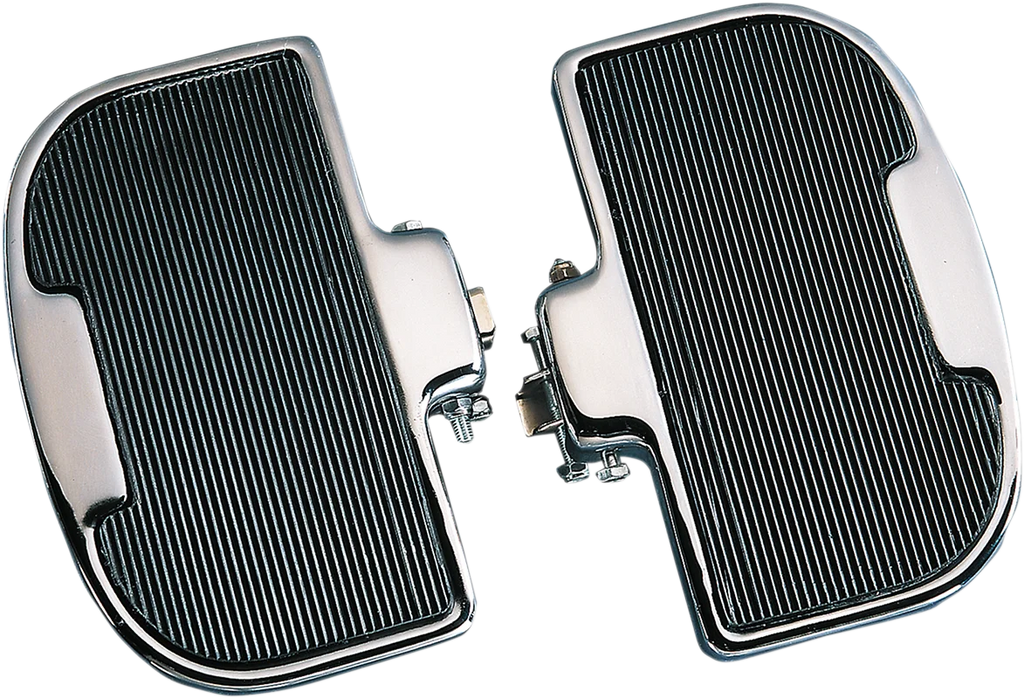 DragSpecialties Passenger Floorboards - Black/Chrome - GL1000/1100 057005-BX-LB2 - Main Product View
