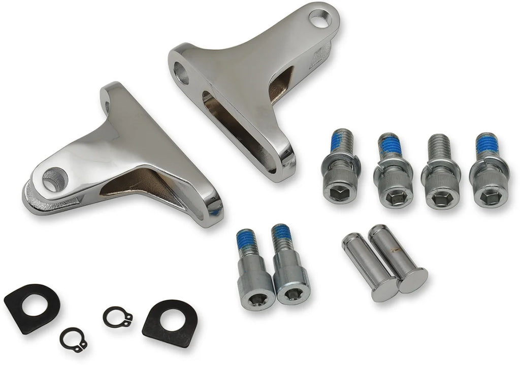 DragSpecialties Passenger Footpeg Mount - Chrome 77825 - Main Product View