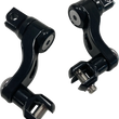 Load image into Gallery viewer, DragSpecialties Passenger Peg Mount - Adjustable - Black 63190B - Back View