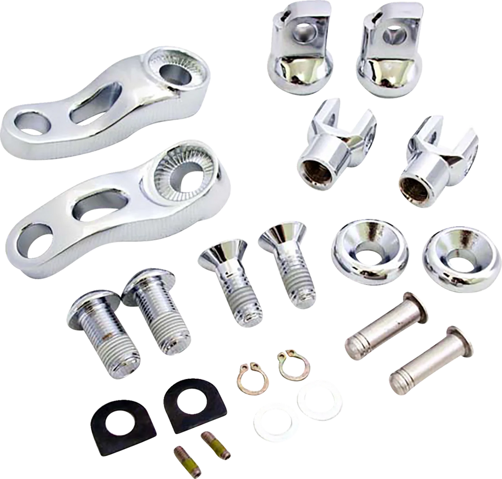 DragSpecialties Passenger Peg Mount - Adjustable - Chrome 63190 - Main Product View