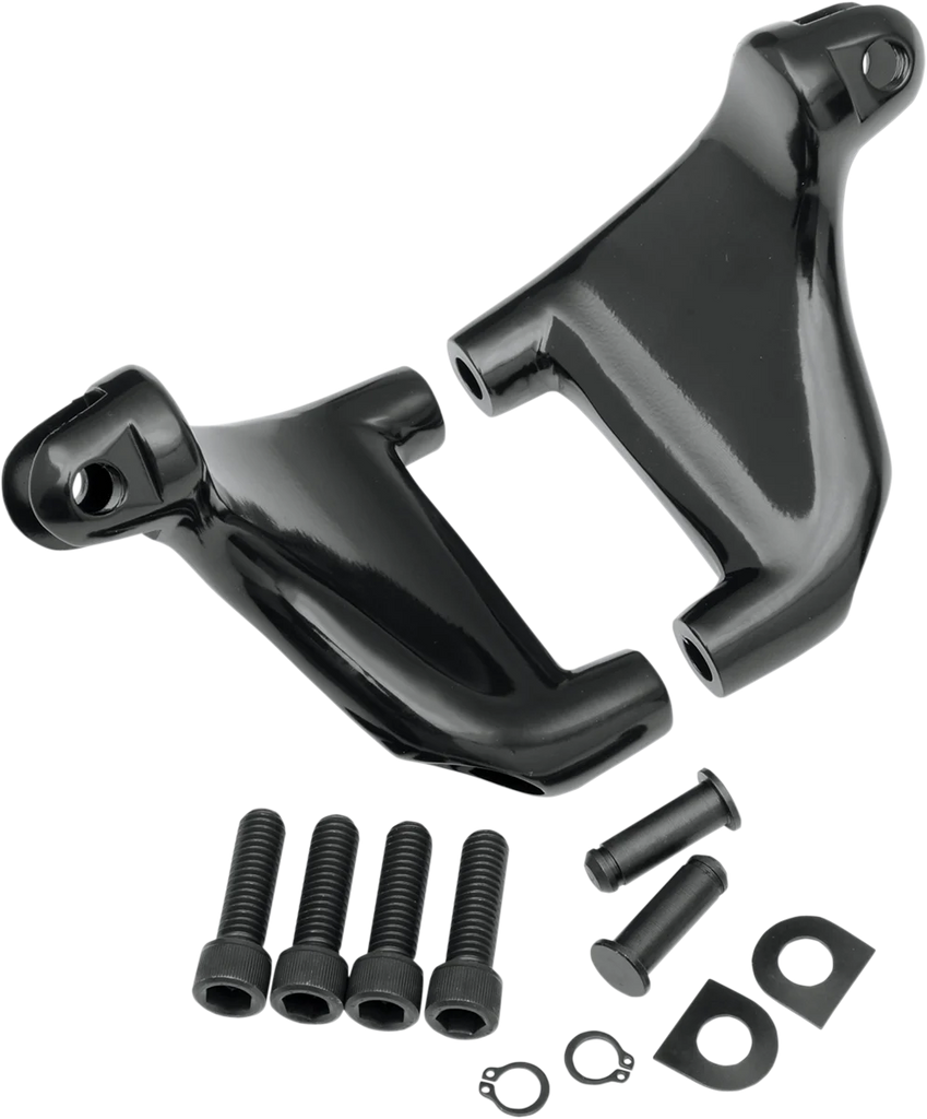 DragSpecialties Passenger Peg Mount - Black - XL '04-'13 057160 - Main Product View
